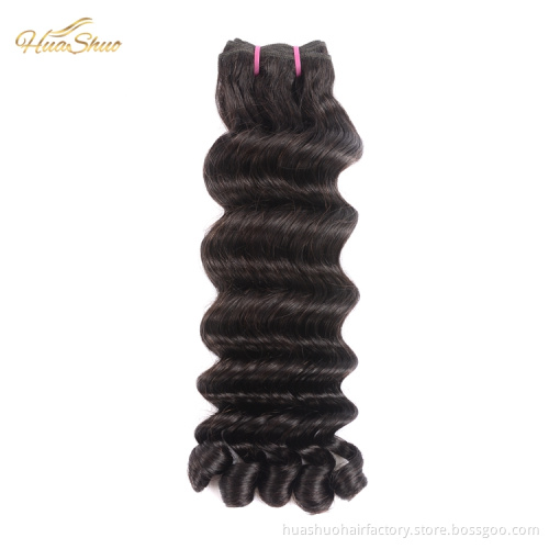 China Supplier Unprocessed Double Drawn Wholesale Peruvian Hair  Curl Virgin Hair
